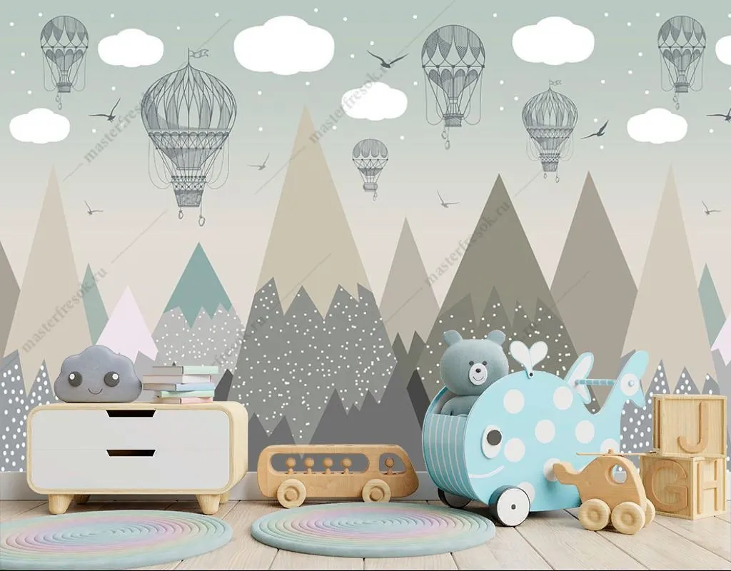 Фотообои Горы в скандинавском стиле  9-1627