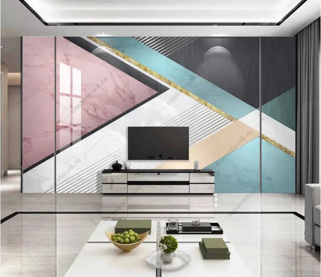 Фотообои Яркая геометрия  16-131