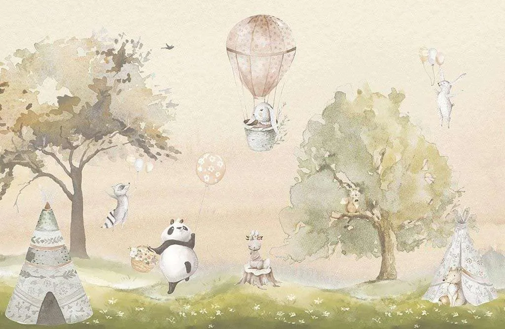 Фотообои в интерьере сказочная опушка  12-1558 фото