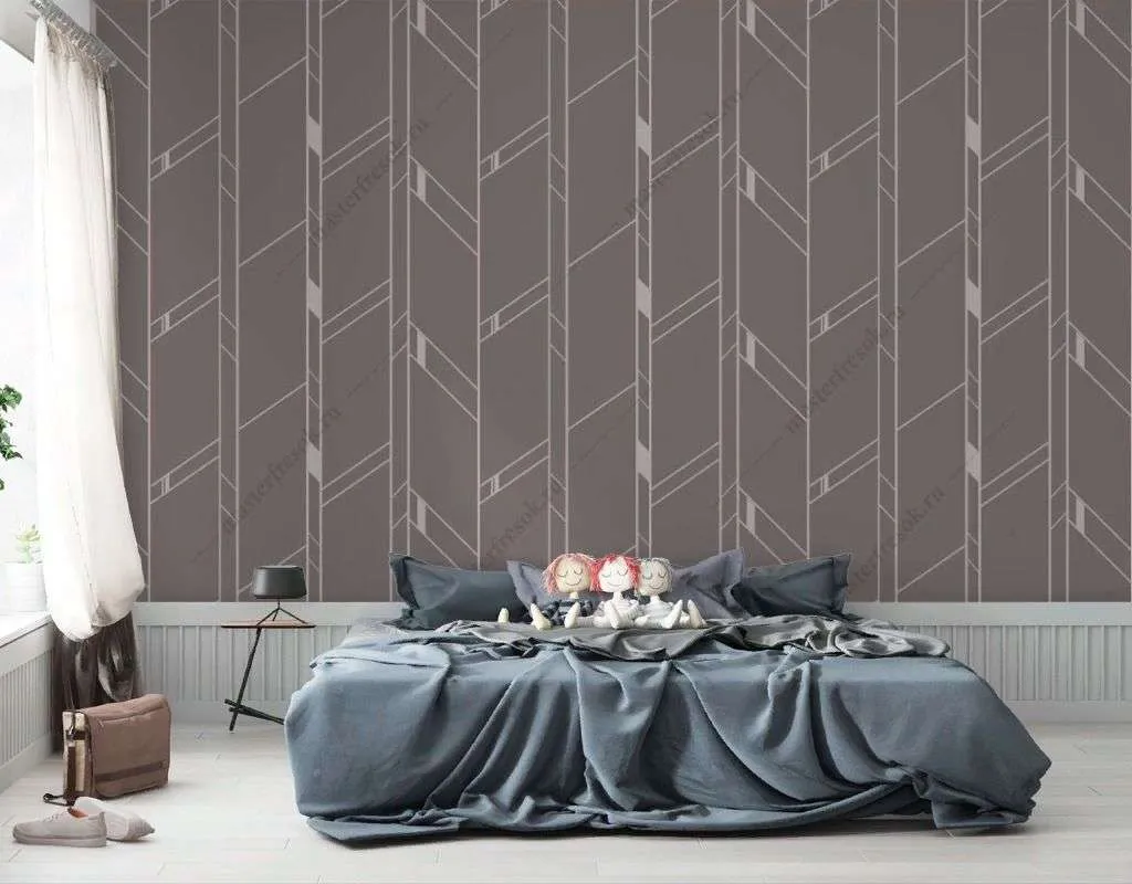 Фотообои в интерьере золотой орнамент  14-617 фото