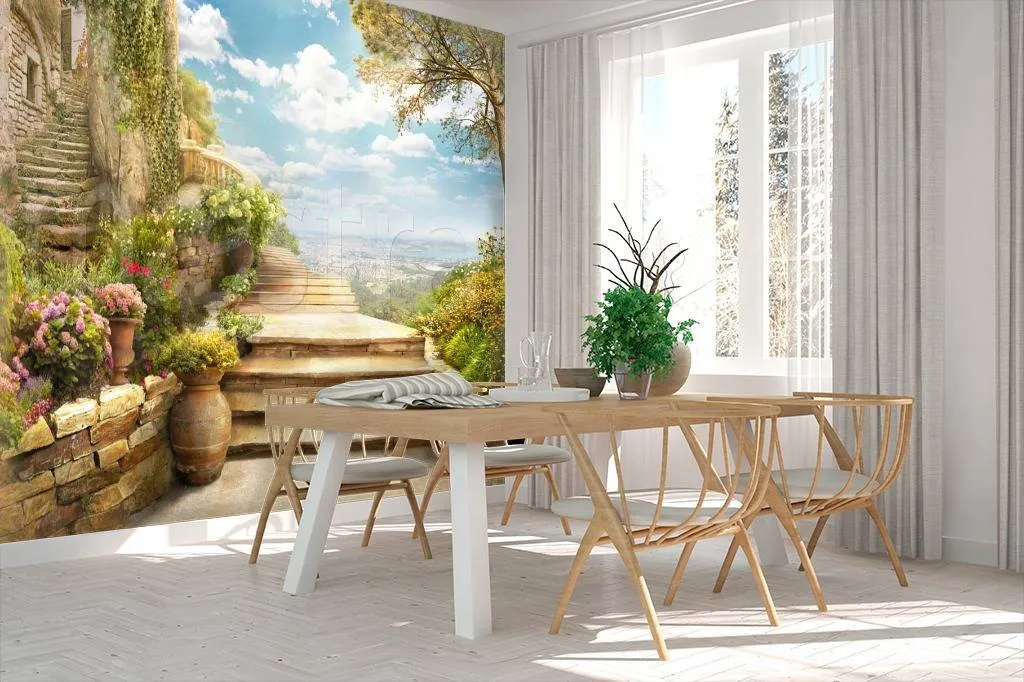 Фотообои Солнечный день в горах  11-107