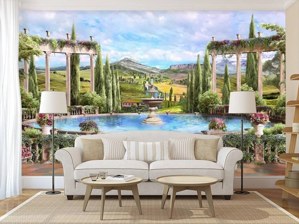 Фотообои Фонтан классика  17-0076