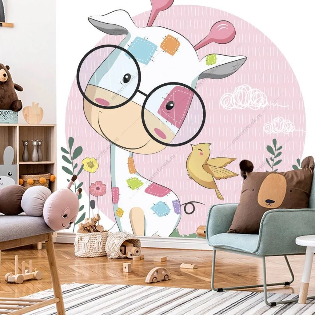 Фотообои Жираф малыш  12-466