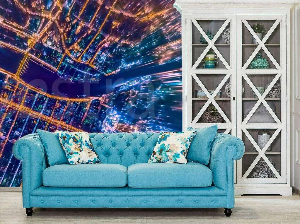 Фотообои Ночной Петербург  9-709