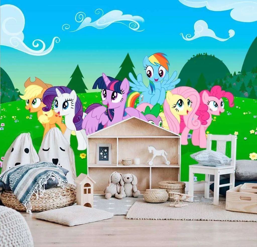 Фотообои в интерьере литтл пони  12-606 фото