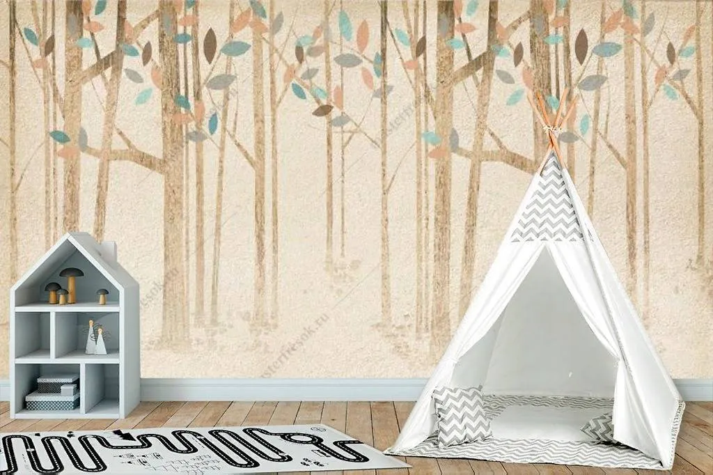 Фотообои Лесная чаща  15-904