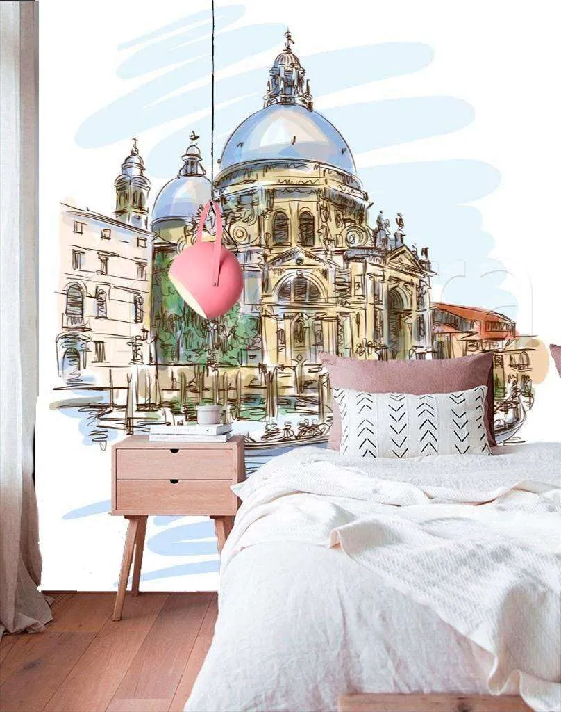 Фотообои Венеция - Собор Санта-Мария делла Салюте  9-264