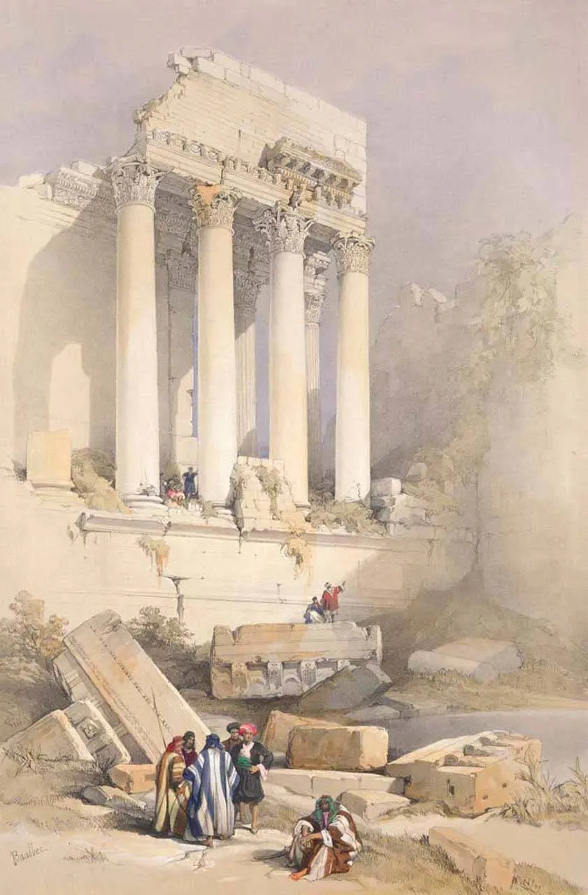 Фотообои в интерьере античные развалины  1-178 фото