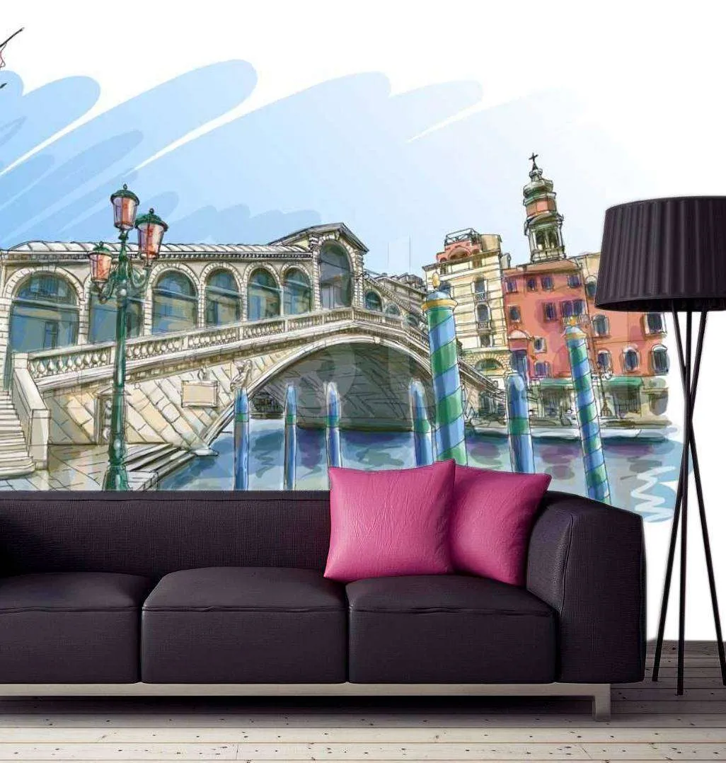 Фотообои Мост Риальто в Венеции  9-261