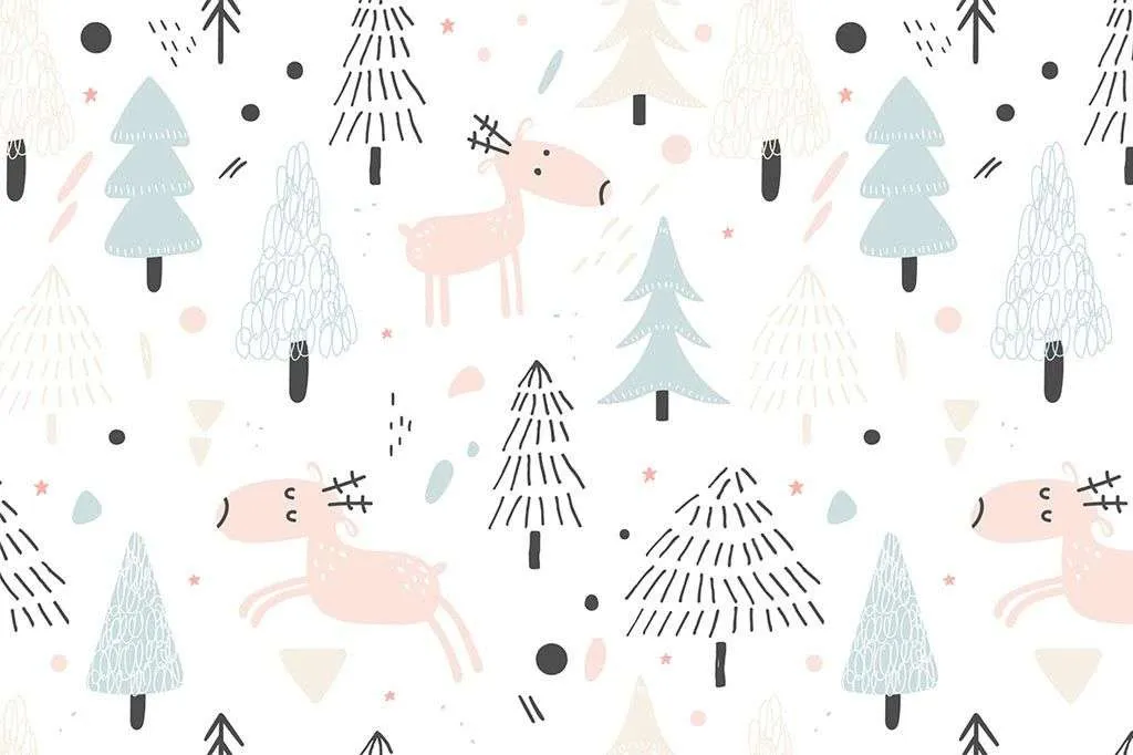 Фотообои в интерьере лес фон  12-708 фото