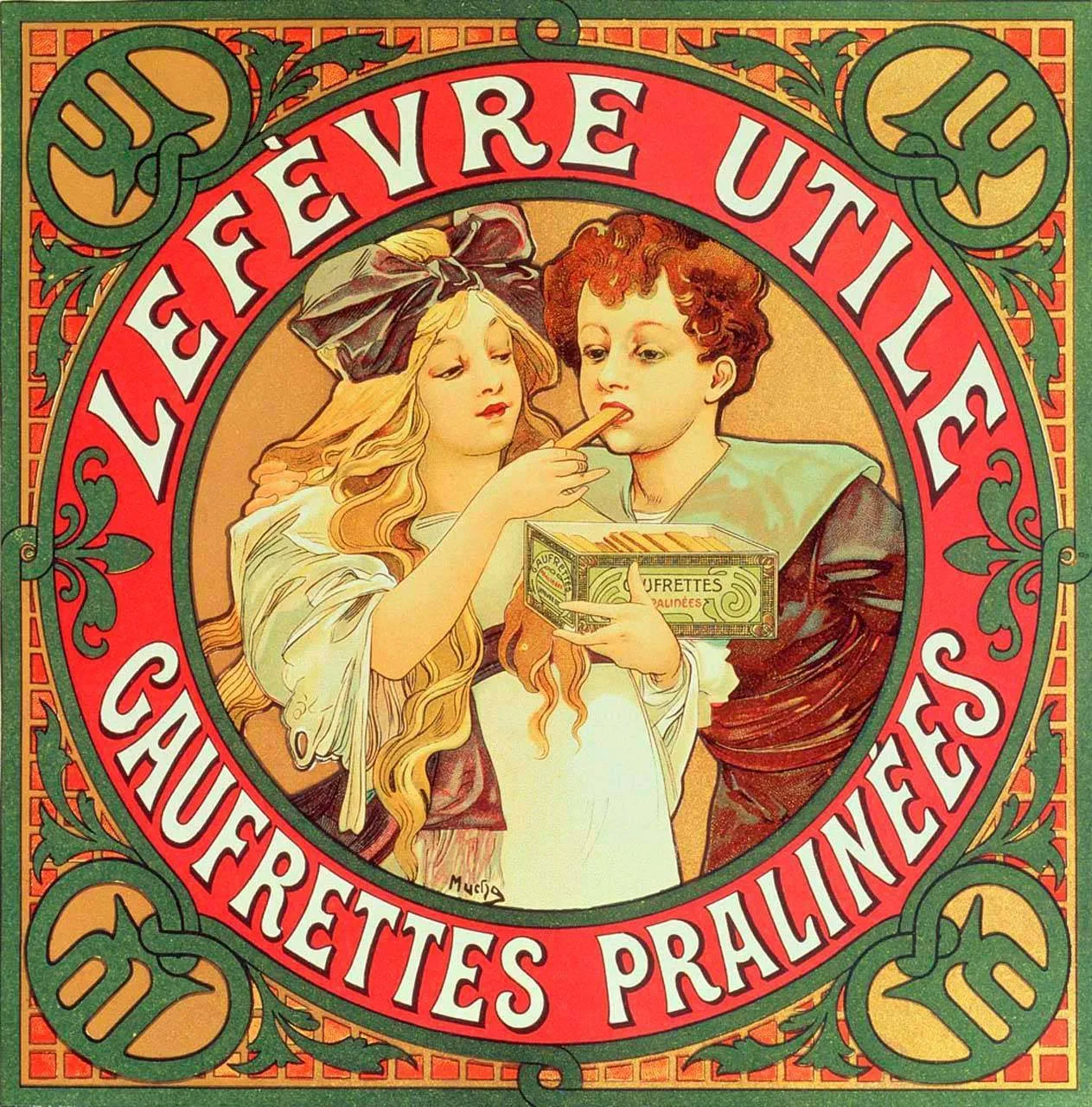 Фотообои в интерьере альфонс мариа муха - афиша  8-165 фото