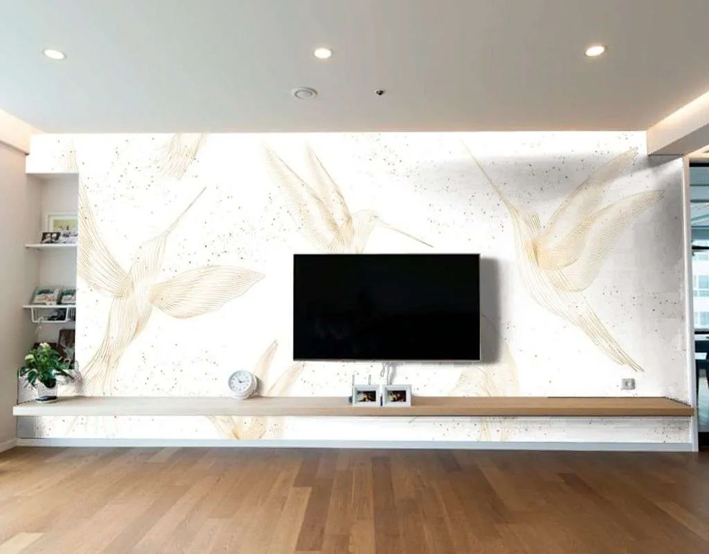 Фотообои в интерьере калибри золотистые  9-2101 фото