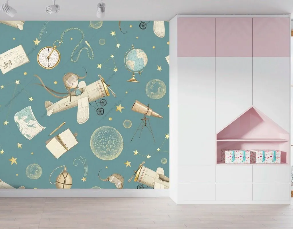 Фотообои в интерьере маленький принц  12-1487 фото