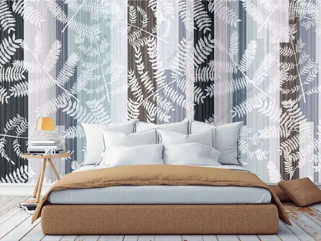 Фотообои в интерьере полоски  15-833 фото