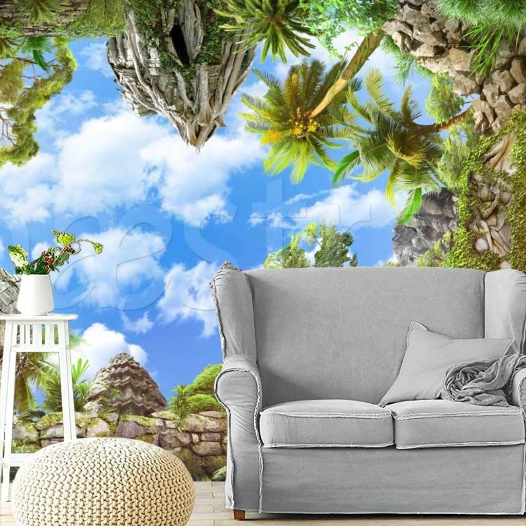 Фотообои Увеличивающая пространство тропическая природа  11-140