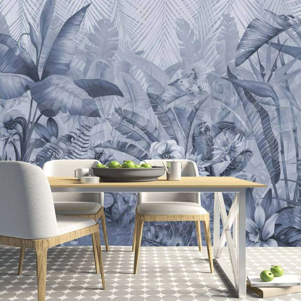 Фотообои в интерьере тропический лес 2  7-888 фото