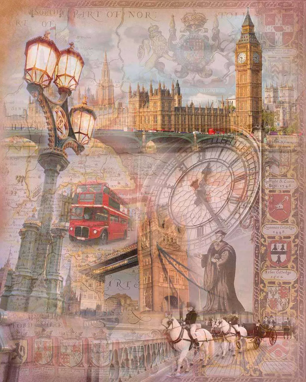 Фотообои в интерьере английские традиции  5-174 фото