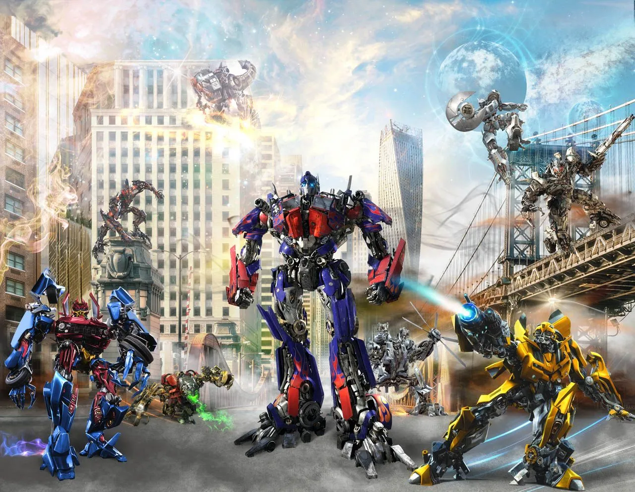 Фотообои в интерьере траснформеры 3  19-0039 фото