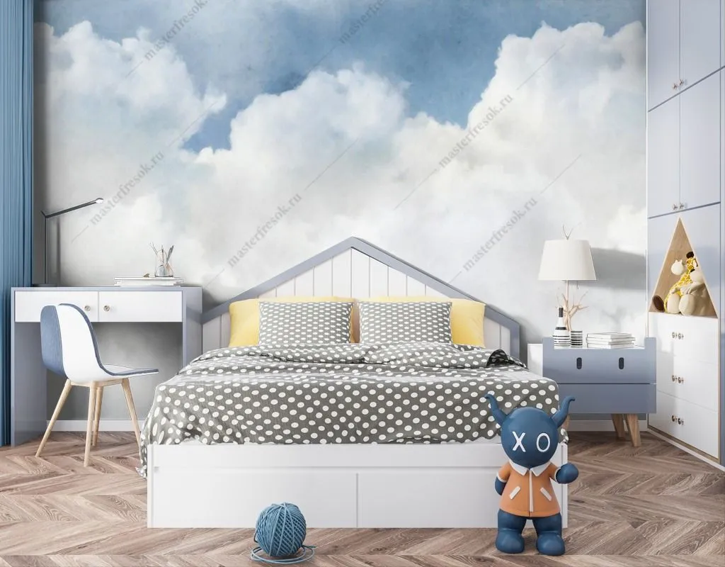 Фотообои Белоснежные облака  9-1604