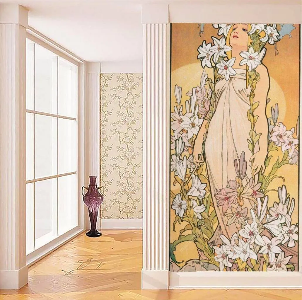 Фотообои Альфонс Мариа Муха – Лилия  8-194