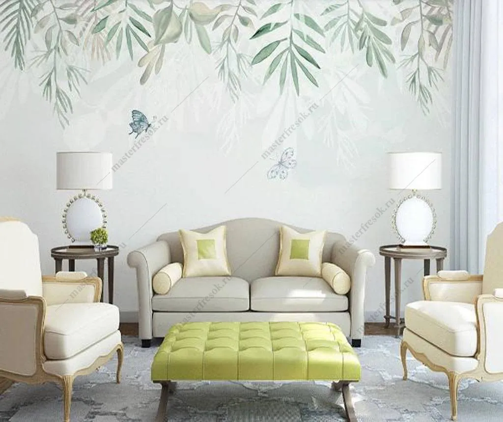 Фотообои Веточки сверху  16-180