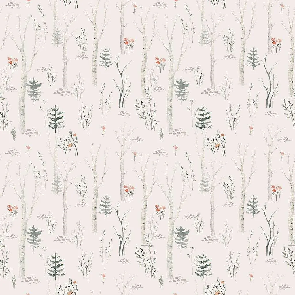 Фотообои в интерьере фоновый лес  14-222 фото