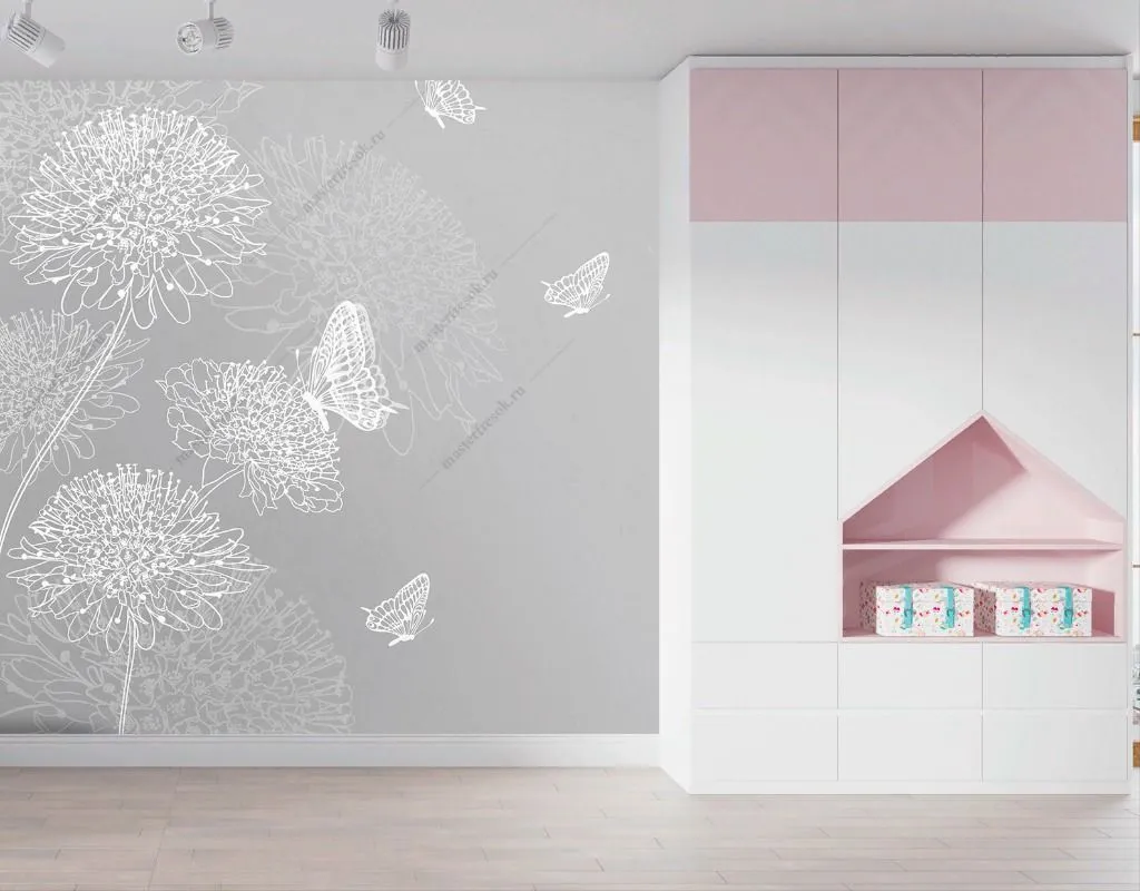 Фотообои Нежные одуванчики  12-1474