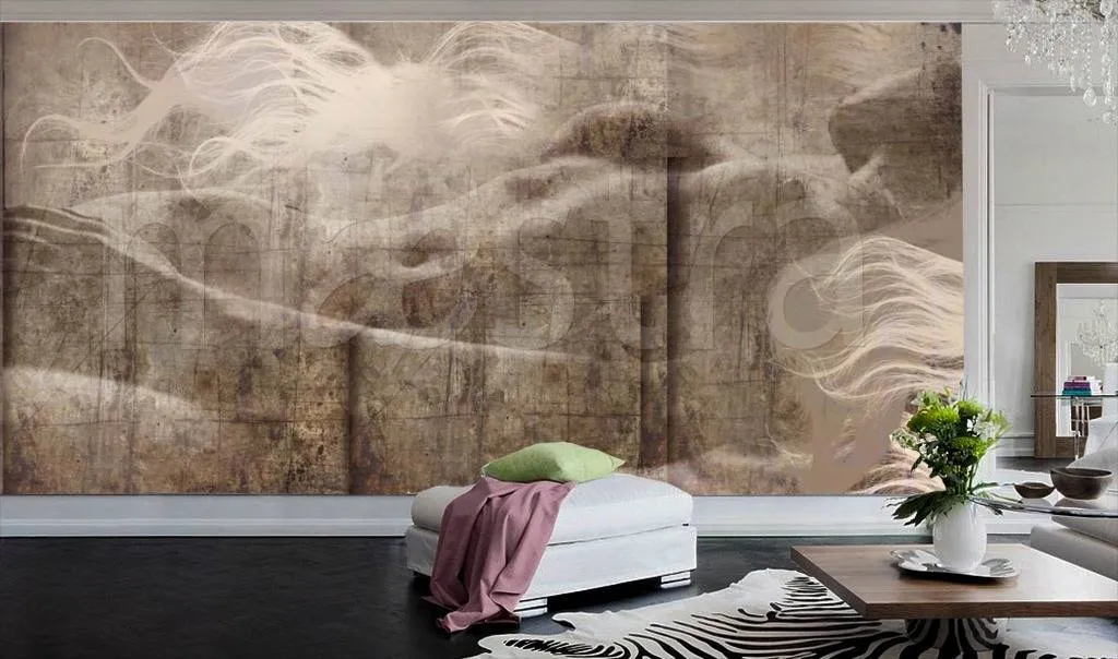 Фотообои Флюид арт темный  2-161