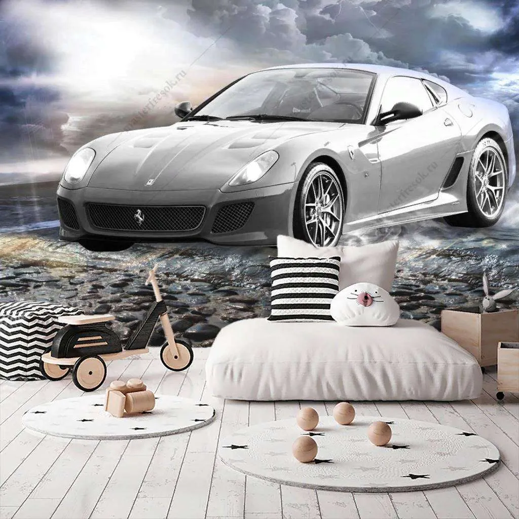 Фотообои в интерьере ferrari 599  12-1212 фото