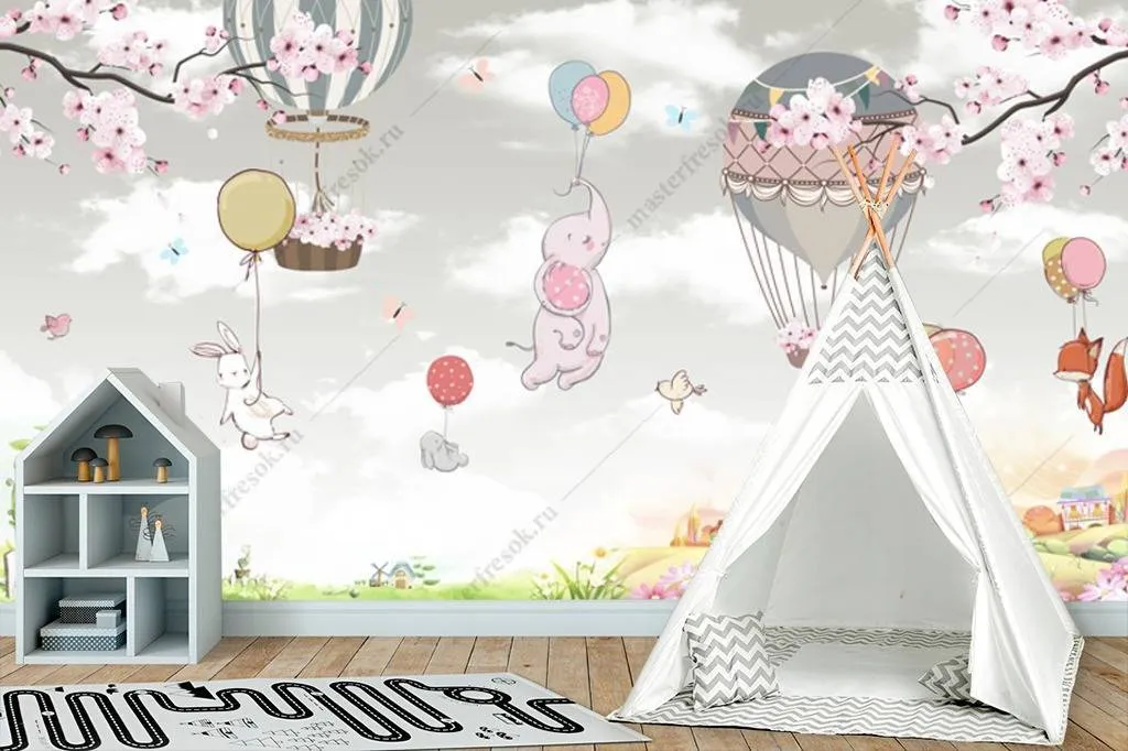 Фотообои Животные в полете 2  12-940