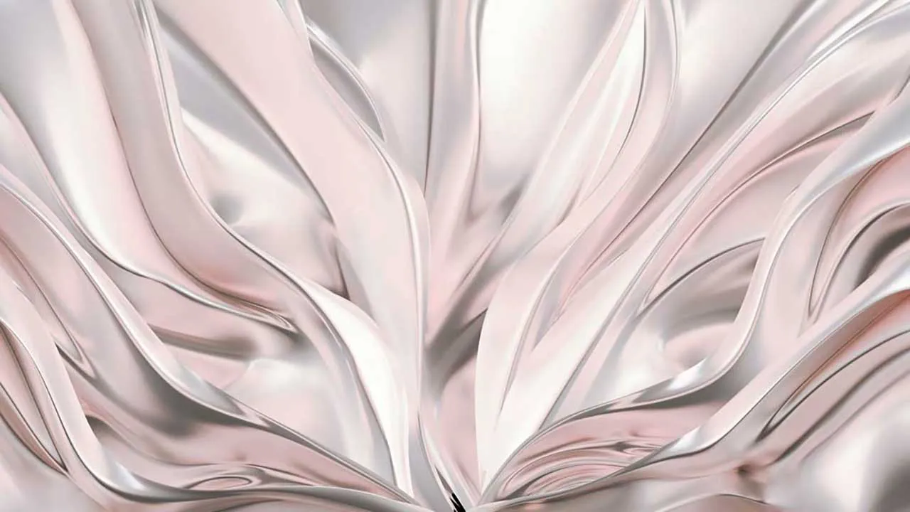 Фотообои в интерьере абстракция в серебряных тонах  9-154 фото