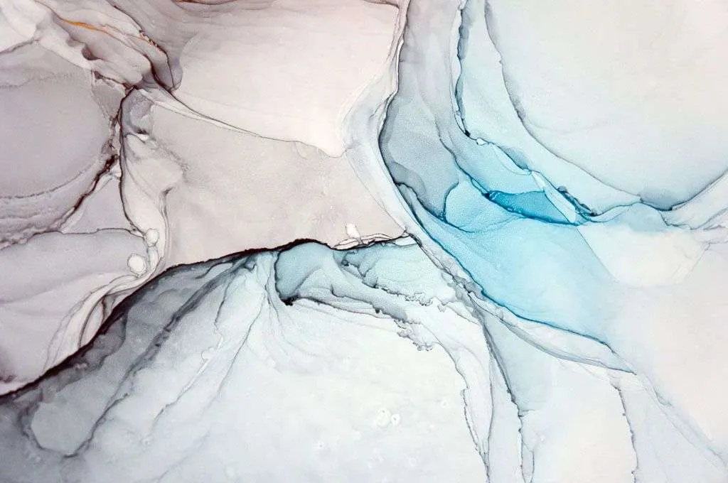 Фотообои в интерьере цветной мрамор  9-952 фото