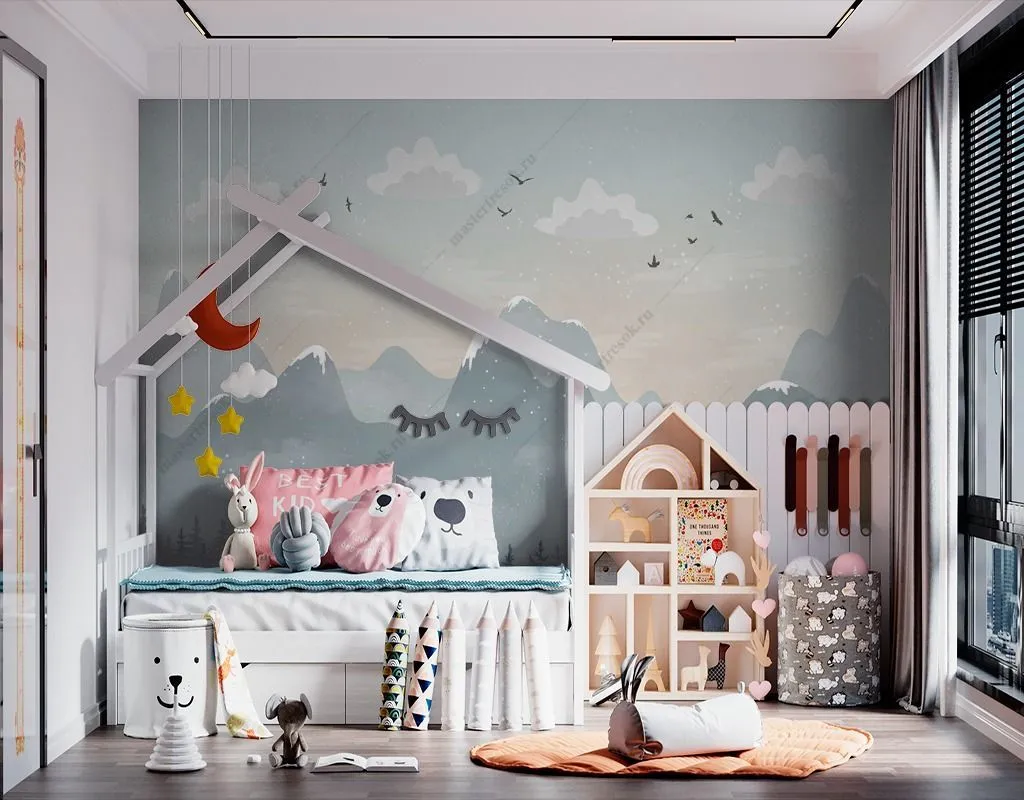 Фотообои Снежный хребет  9-1833