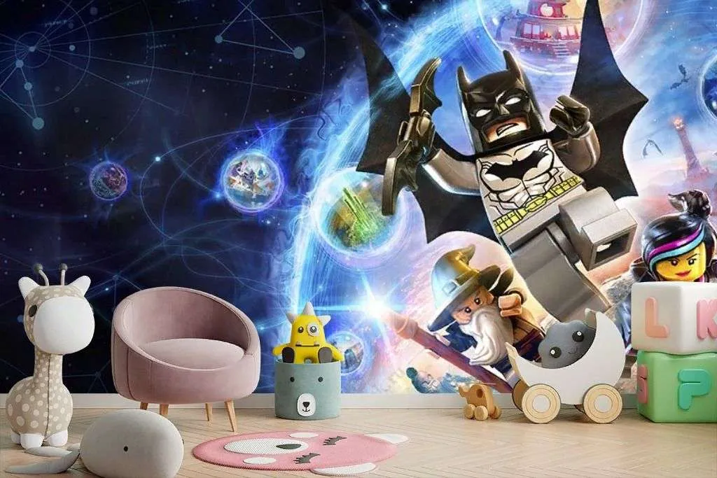 Фотообои в интерьере лего дименшенс  12-1387 фото