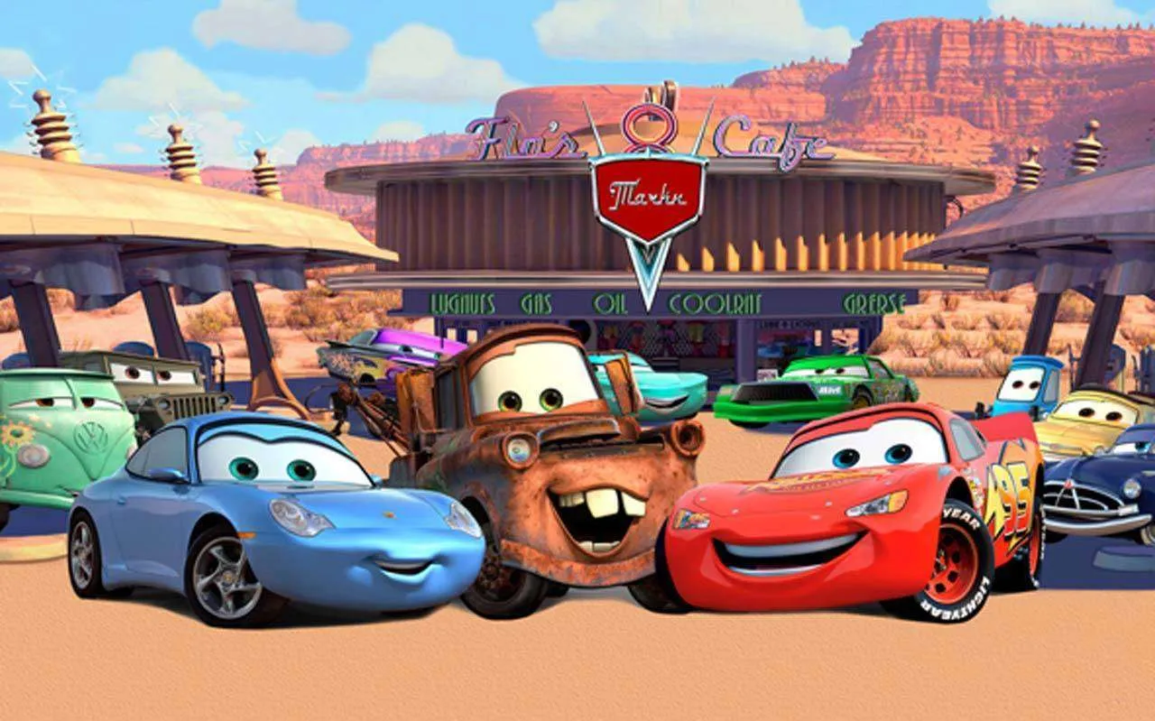 Фотообои в интерьере тачки перед соревнованиями  12-251 фото