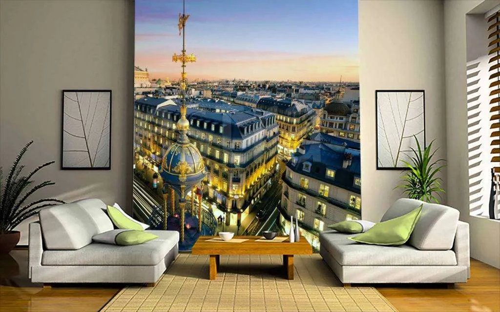 Фотообои Улицы ночного Парижа  4-255