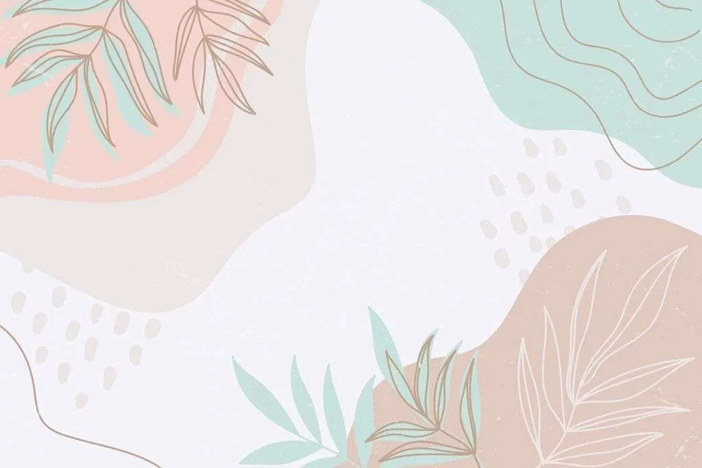 Фотообои в интерьере веточки на пудровом фоне  12-1424 фото