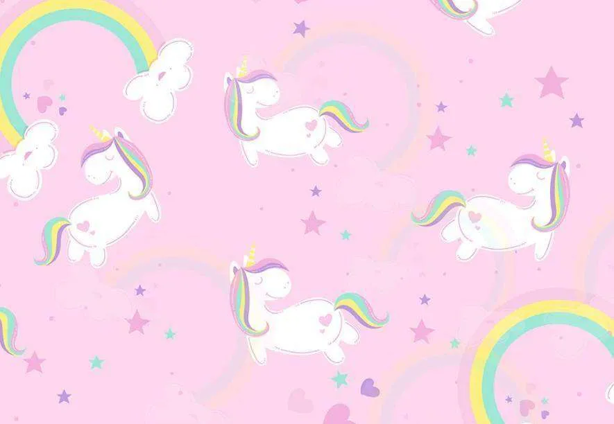 Фотообои в интерьере единороги фон  15-347 фото