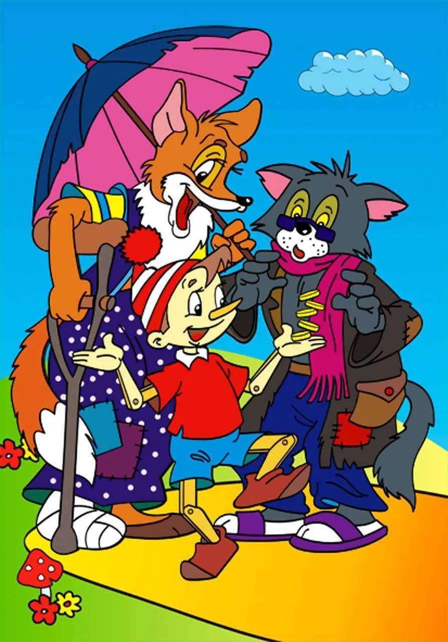 Фотообои в интерьере буратино  12-259 фото