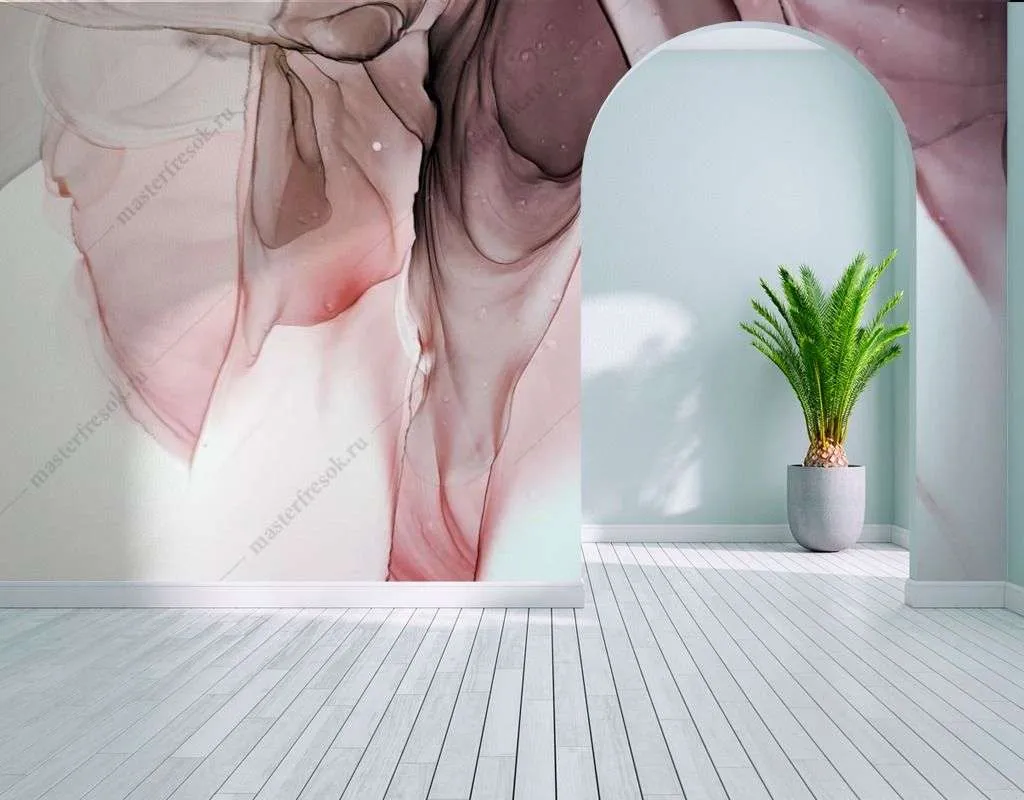 Фотообои в интерьере абстрактный фон мрамор  9-1557 фото