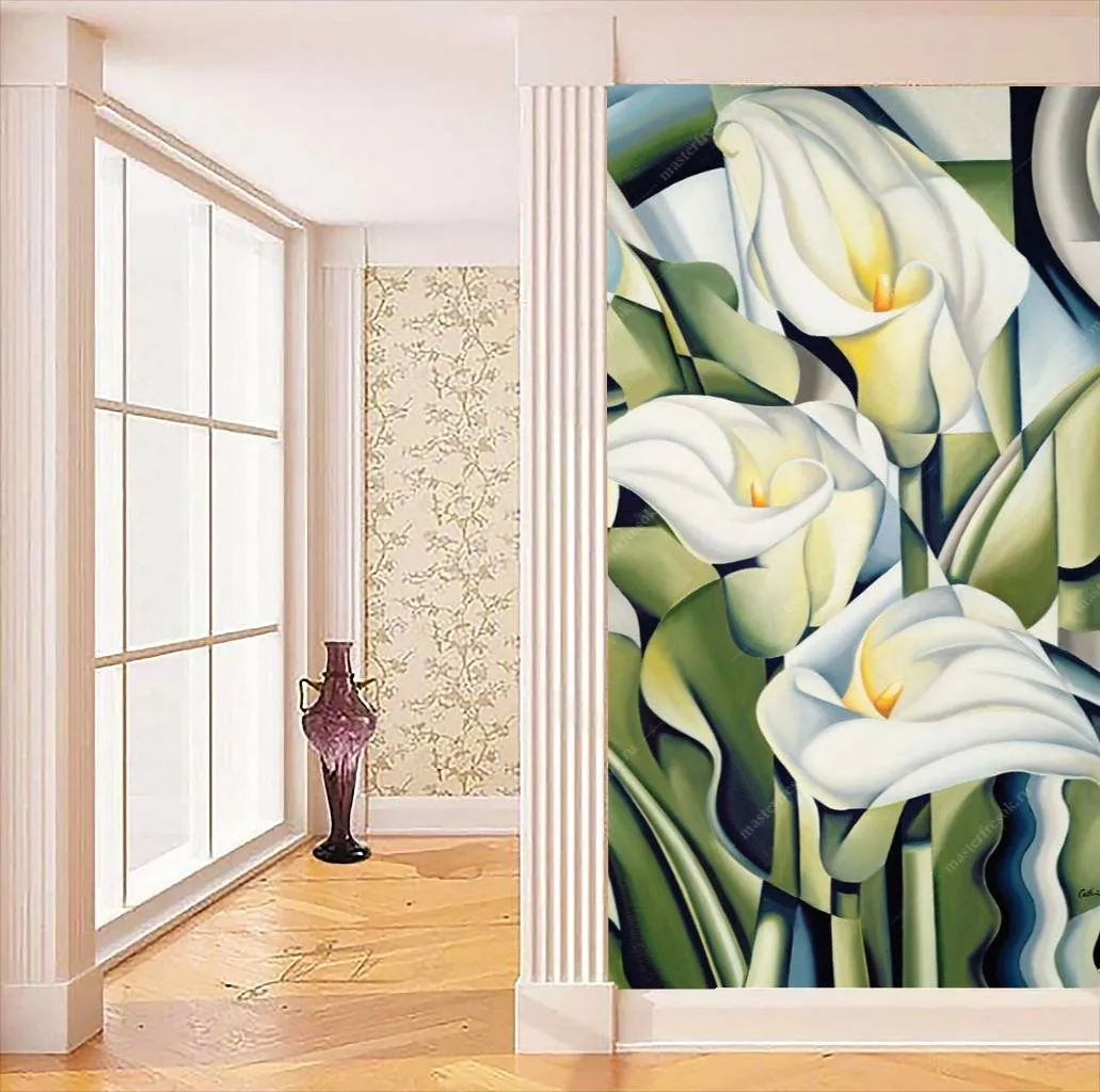 Фотообои Екатерина Абель - Кубистская Лилия  8-261