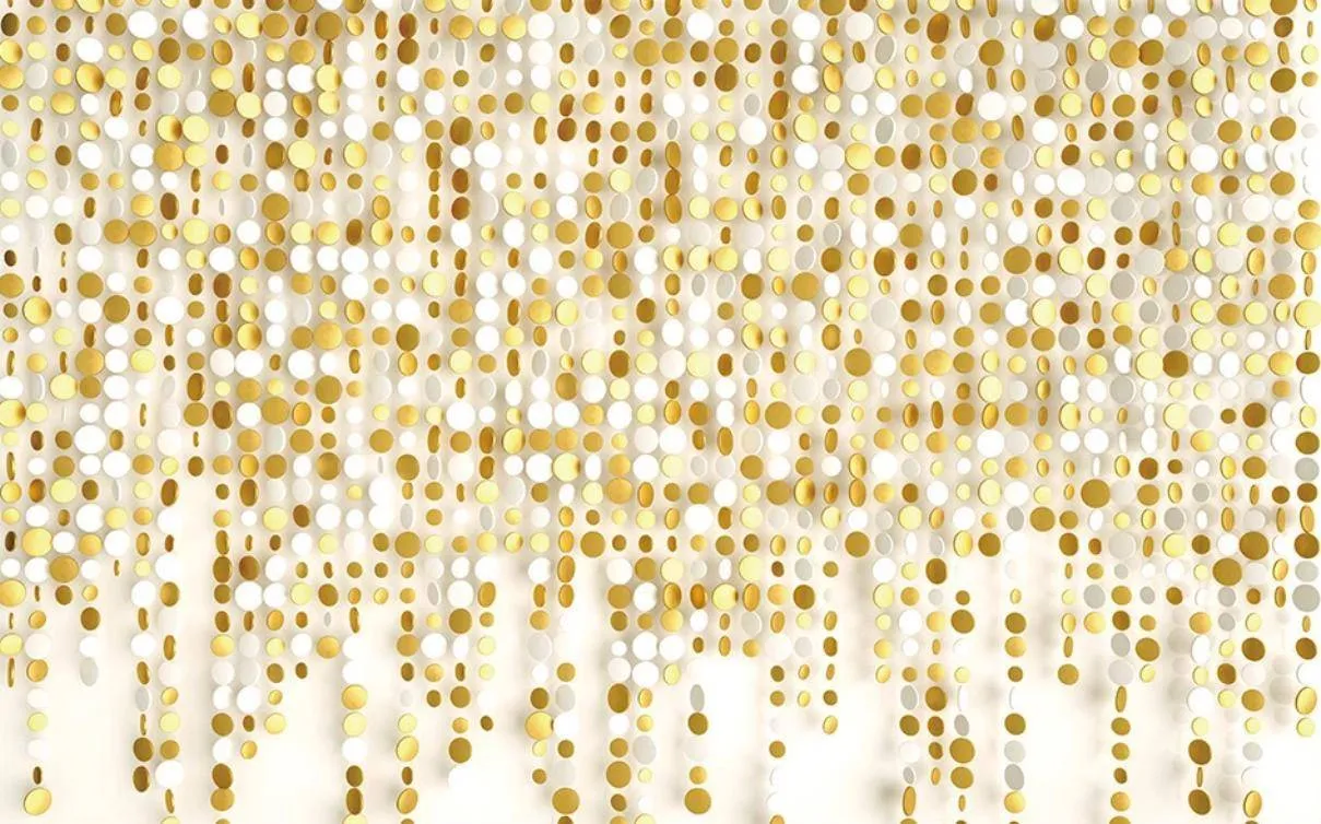 Фотообои в интерьере золотой стерео фон  15-460 фото