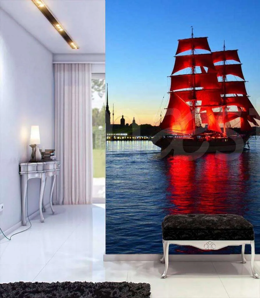 Фотообои Праздник Алые паруса  9-630