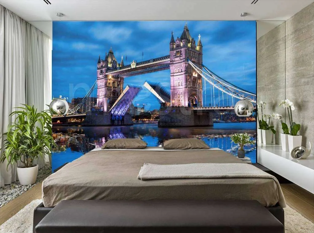 Фотообои Тауэрский мост в ночи  9-678