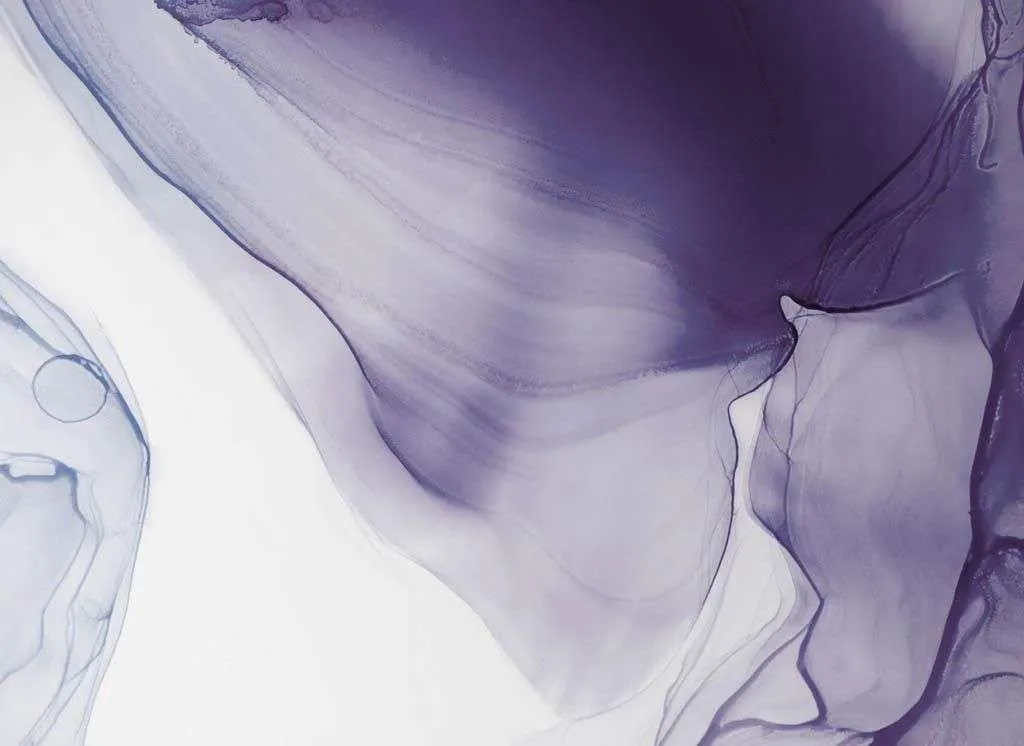 Фотообои в интерьере сиреневые разводы  9-1534 фото