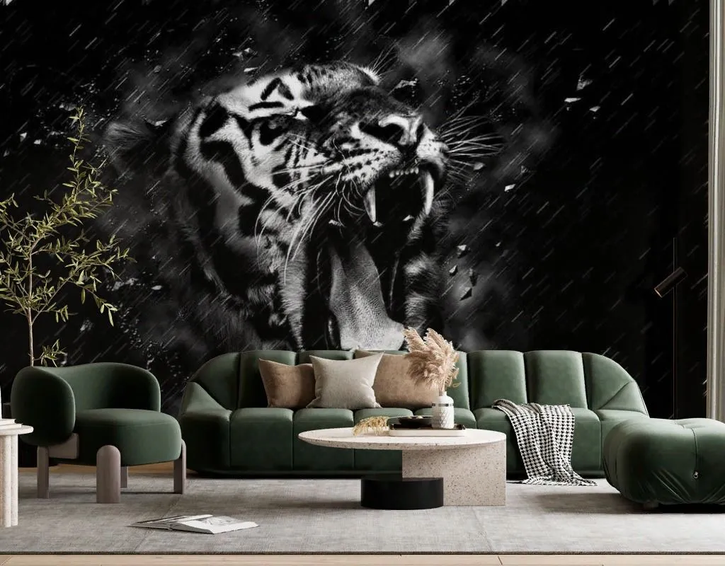 Фотообои Свирепый тигр  17-4293