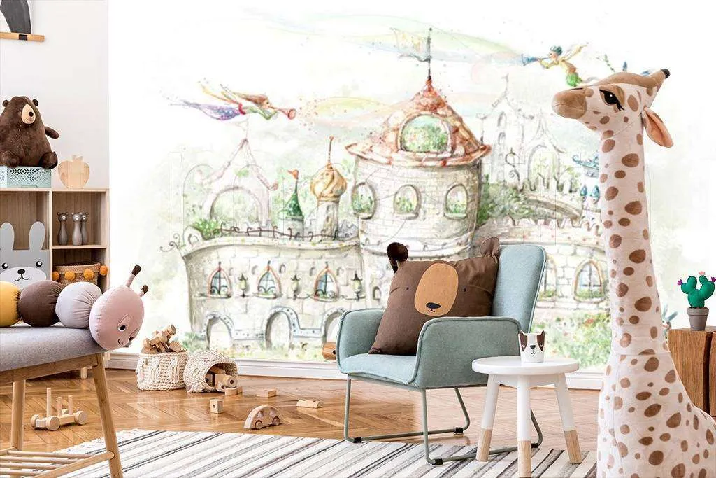 Фотообои в интерьере праздничный город  12-279 фото