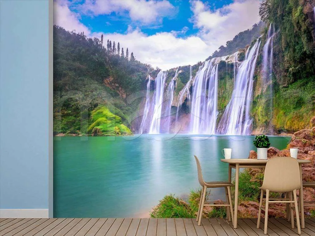 Фотообои Водопад цзюлун в Луопинсянь, Китай  9-886