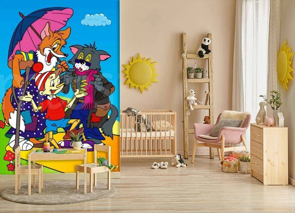 Фотообои в интерьере буратино  12-259 фото
