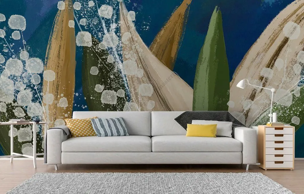 Фотообои в интерьере ландыши  9-1883 фото